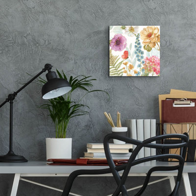 «Rainbow Seeds Flowers III» par Lisa Audit, art mural en verre acrylique