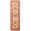 Tapis de couloir crème en laine noué à la main de conception unique 2 pi 9 po x 9 pi 6 po Kaleb