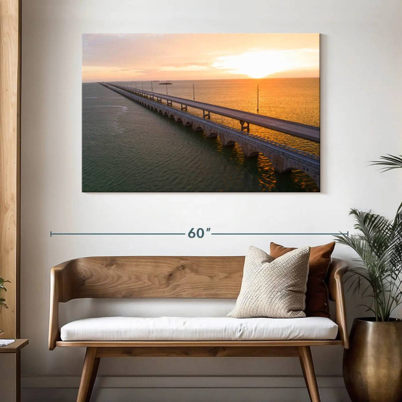 Lilie Overseas Highway Bridge, 32" H x 48" W