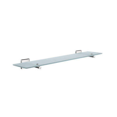 Wall mounted glass shelf square escutcheon 