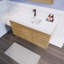 Ensemble de meuble-lavabo mural simple 48 po Lissy Spring-1793387515