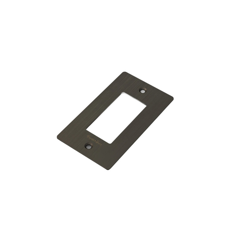 1G Plate / Logo , Smoked Bronze
