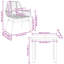 Square 3 - Piece 2 - Person 80Cm L Outdoor Dining Set-1969050519