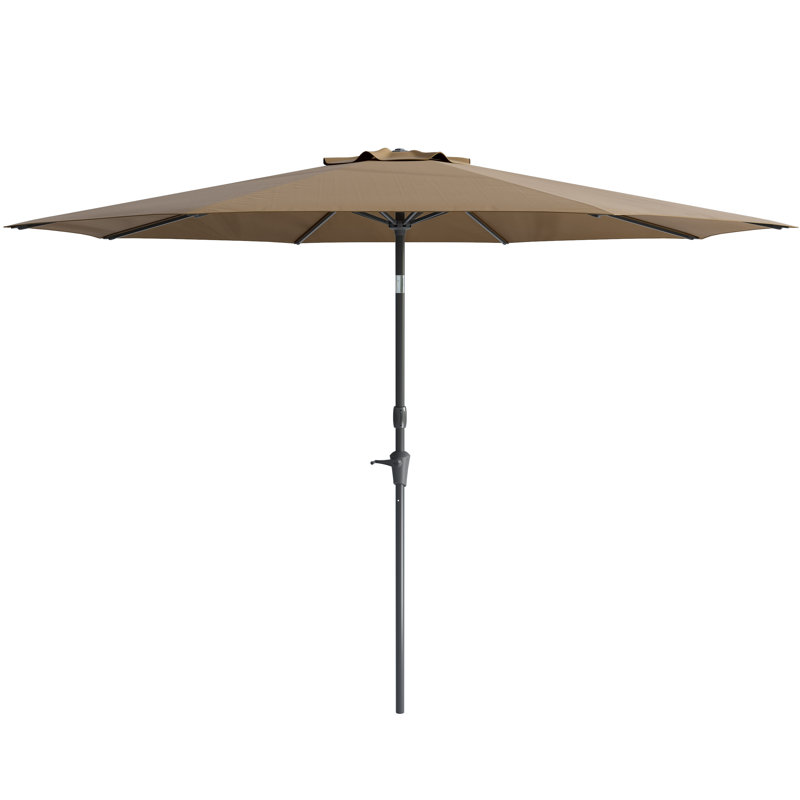 Parasol de marché 9,8 pi Bryn, Brun sableux
