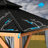 Solid Wooden Patio Gazebo with Double Roof, Netting and Curtains-105295596-105295599-112958892