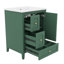 24" Bathroom Vanities With Undermount Ceramic Sink, Multi-Functional Storage Cabinet With Three Drawers And Adjustable Shelf,Removable Dividers-1479860730