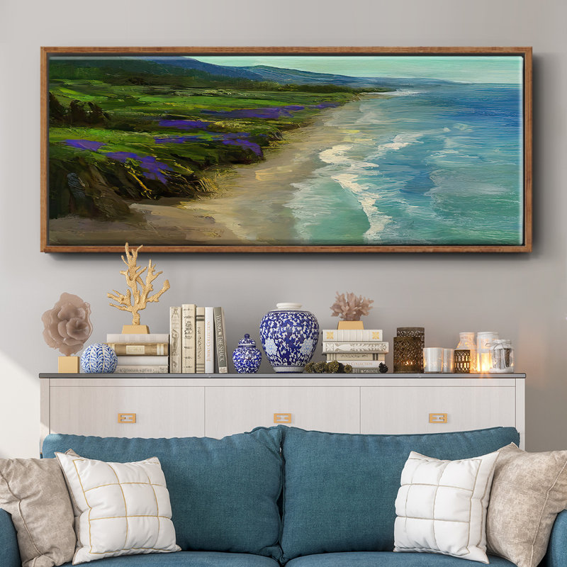 Montara Beach- Framed Canvas