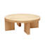 Round Coffee Table Blonde