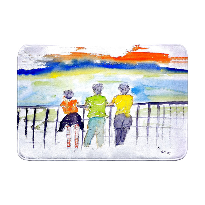 Tapis de bain pour femme, Simple - L 24 po x l 36 po