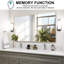 32"x24" Led Bathroom Vanity Mirror With Back Light,multifunction,brushed Gold-1160530233