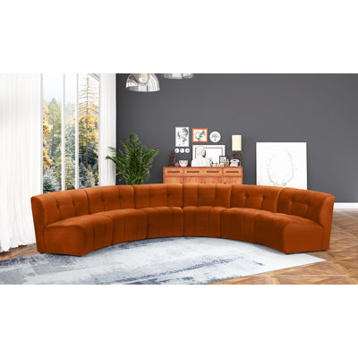 Jedson Velvet Sectional Symmetrical