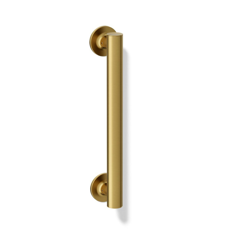 Purist® Grab Bar, 12"W, Vibrant Brushed Moderne Brass