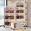 Plastic / Acrylic Single Storage Cabinet ( 143cm H x 55cm W x 32cm D)