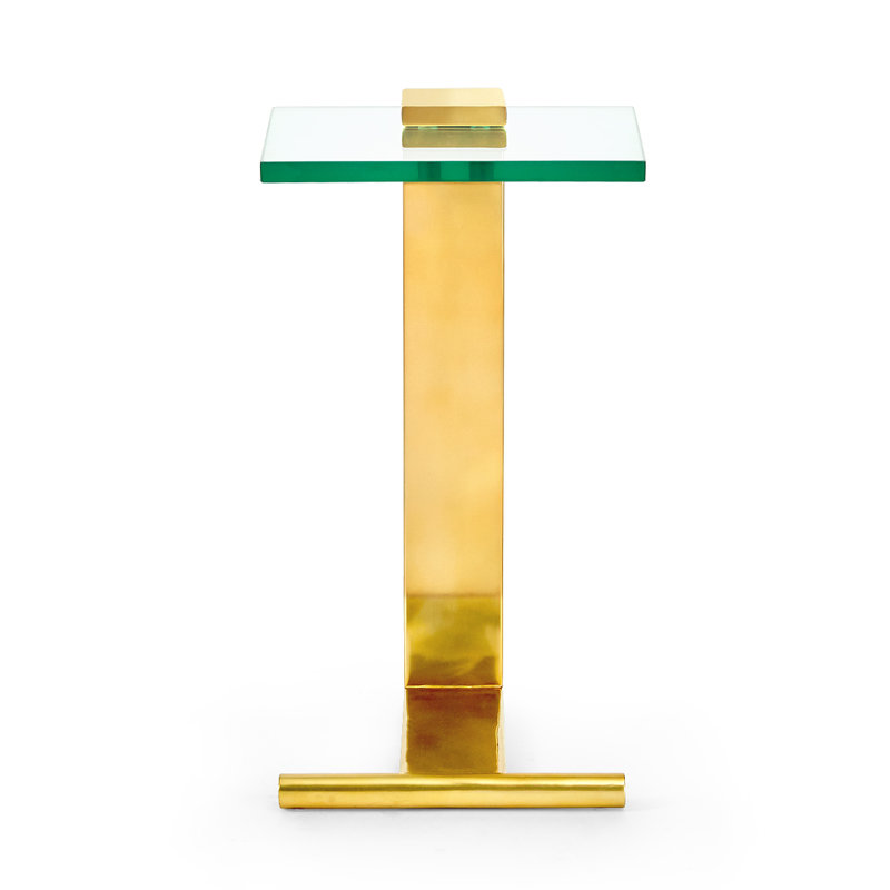 Elle Glass End Table