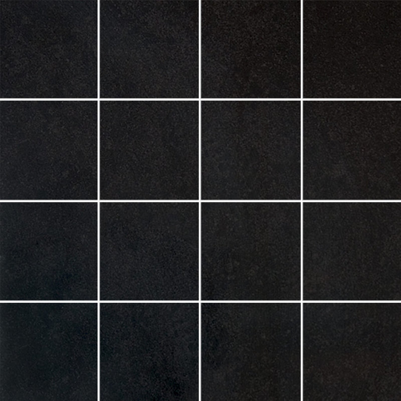 Carreau de mur et de plancher en porcelaine 3 po x 3 po, Noir