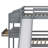 Bunk Bed With Storage Staircase, Slide,Drawers, Desk With Drawers And Shelves-85719456