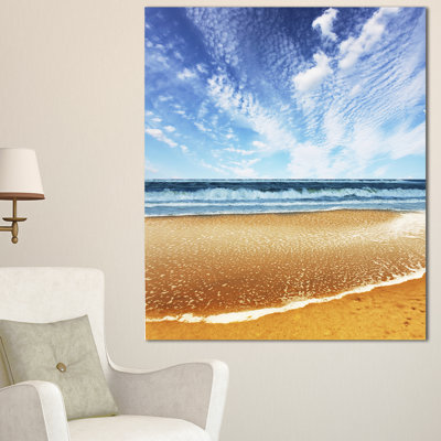 « belle sea under brillante sky », reproduction de photo sur toile tendue
