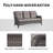 Schutt Wicker 5 - Person Patio Conversation Set with Cushions-100667585-101172308
