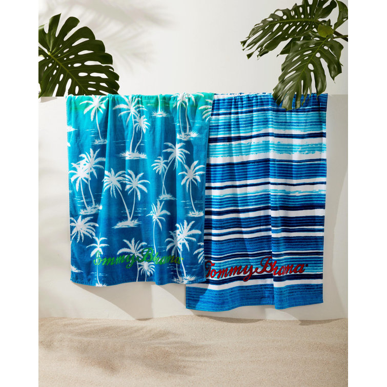 Tommy Bahama Home Printed Beach 100% Cotton Bath Towels