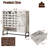 44.49"Farmhouse Sideboard Cabinet with Storage,Coffee Bar Console Table With Storage,rustic storage cabinet with arched lattice doors and drawer,for Living Room,kitchen, Entryway retro white-1404240521