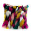 Coussin à imprimé animalier en fausse fourrure amazonienne Bird-1196369221
