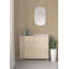 Lakaiya Wood Flat Wall Mirror-88455846