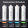 iSpring FC500SL 2nd-Stage Anti-Scale & Activated Carbon Replacement Filter for RO5004F Series Tankless Reverse Osmosis System, Lasts up to 12 Months