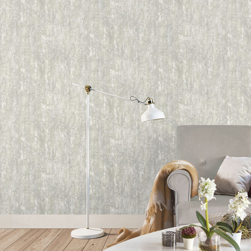 Classic Silks 4 10m x 1.3cm Wallpaper Roll, Silver