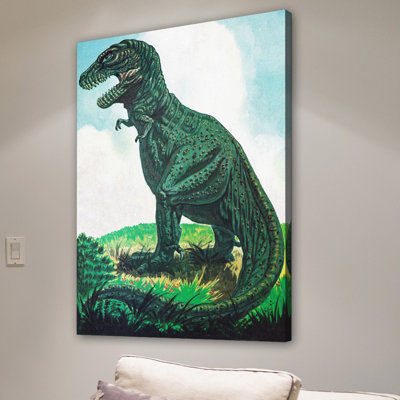 Tyrannosaurus - Graphic Art on Canvas
