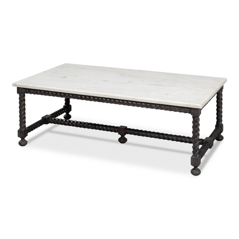 Barley Glass Cocktail Table