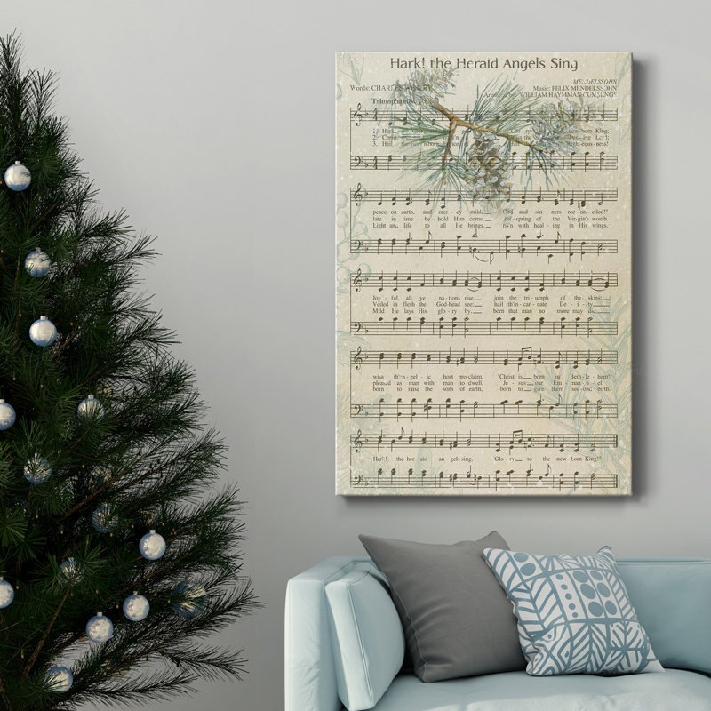 Angels Sing - Impression sur toile tendue, H 60 po x l 40 po x P 1 po