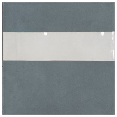 Subway Tile Line Black 6X6 Porcelain Tile