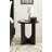 Wooden Oval Side Table-676190719