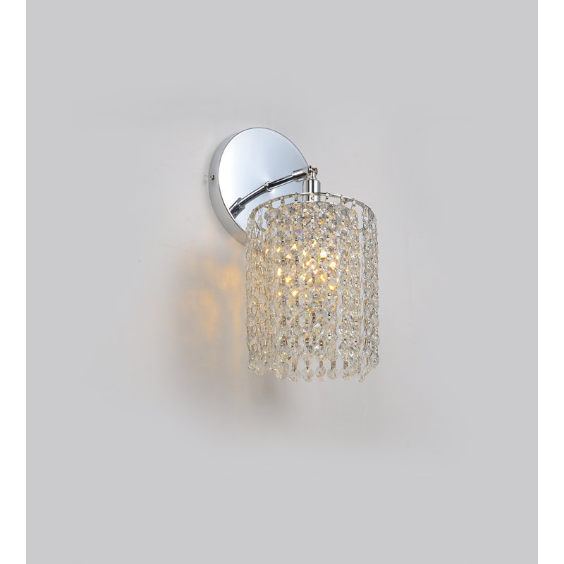 Applique pour salle de bain 1 lumières Delarosa, Chrome