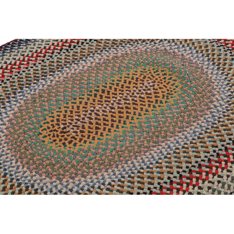 One-of-a-Kind Oval 4’1”x4’11” Area Rug