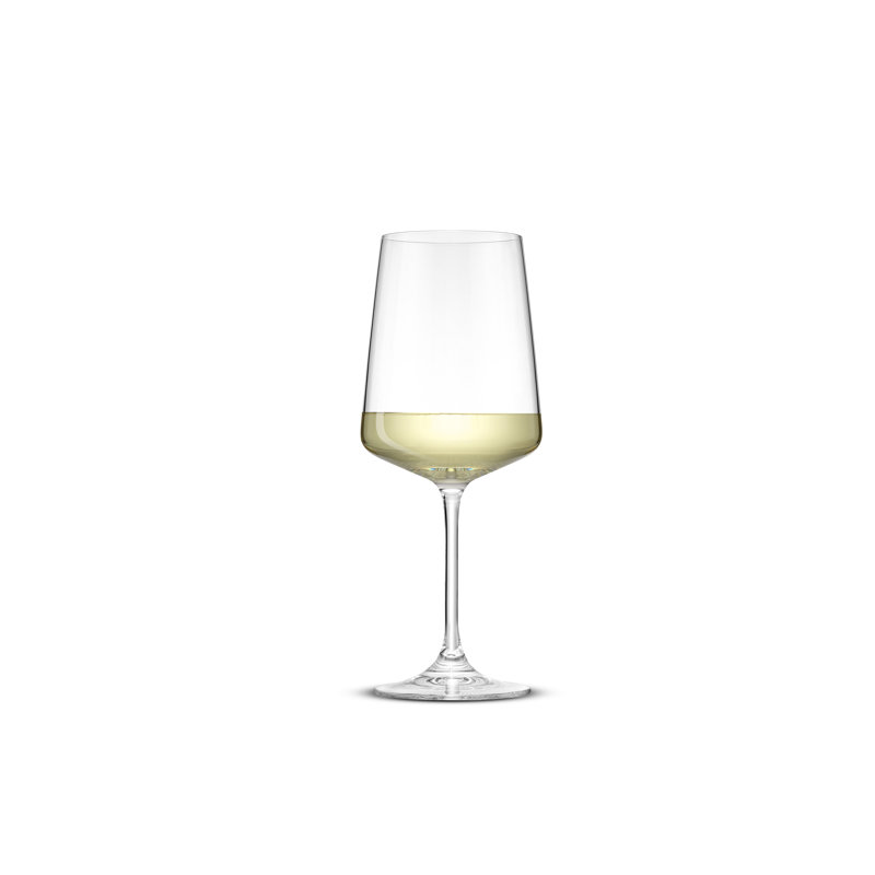 Vin blanc 17 oz Sidney, ensemble de 4, transparent
