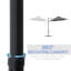 Braiya 256cm Cantilever Parasol-947764958