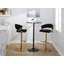 Tabourets de bar réglables avec repose-pieds arrondi Loehr-100480866-100480867