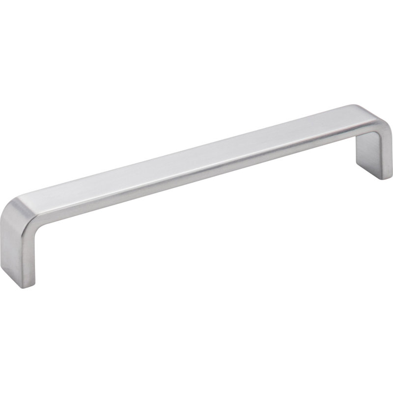 Asher 6.3" Center Bar Pull, Brushed Chrome