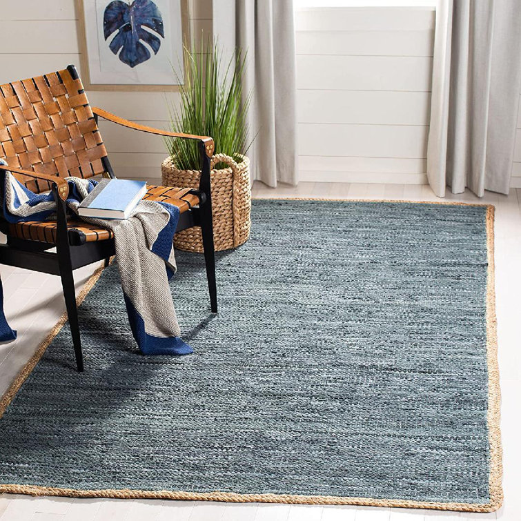 Grey & Yellow DoorMat - Colorful Entryway Sisal Rug