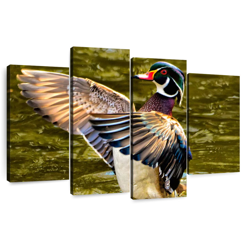 Duck Flapping Wings, H 27 po x l 43 po