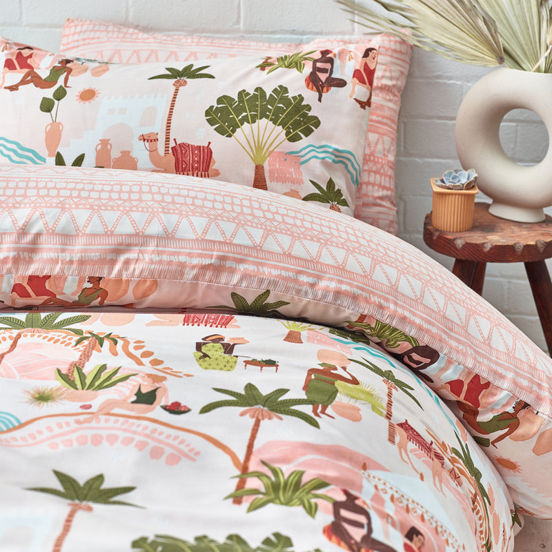 No Pattern Duvet Cover Set with Pillowcases, Double Duvet Cover + 2 Standard Pillowcases