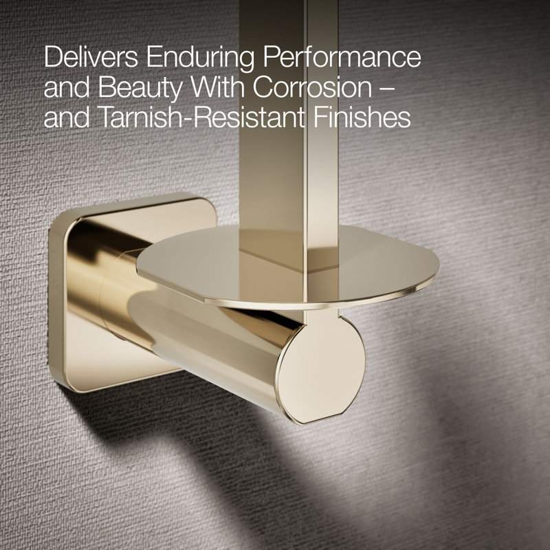 Parallel Vertical Toilet Paper Holder, Gold