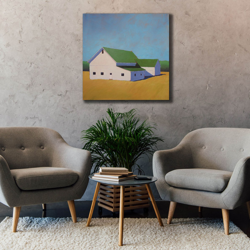 Toile épique Graffiti «Homestead Barn 7» par Carol Young, 37 po x 37 po