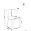 Mina 40cm H Polyester Blend Upholstered Metal Spindle Side Chair-100023810