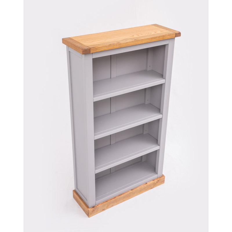 Middlebrook 120cm H Standard Bookcase, 120 cm H x 70 cm W x 25 cm D, Grey