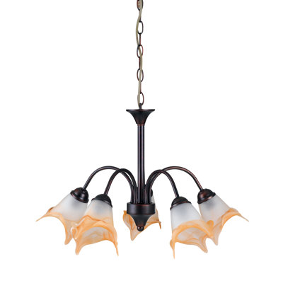 Dorfman 5 - Light Shaded Chandelier