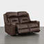 Canapé inclinable électrique en cuir véritable avec repose-tête électrique Olathe-1197369660