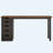 Computer Desk with 5 Drawers-1618757735