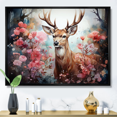 Cerf, forêt mystique - impression